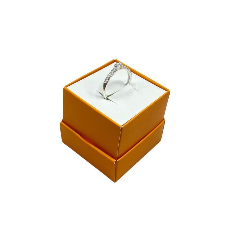 Anel Prata925 Solitário Grossinho Lateral Cravejada