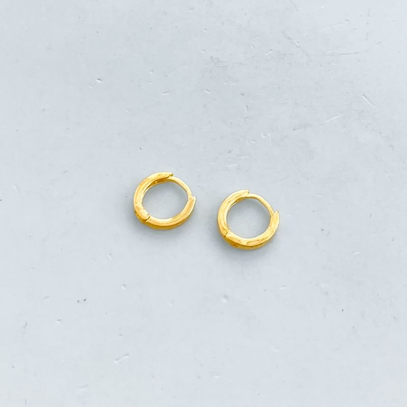 Argola Folheado Lisa Pequena