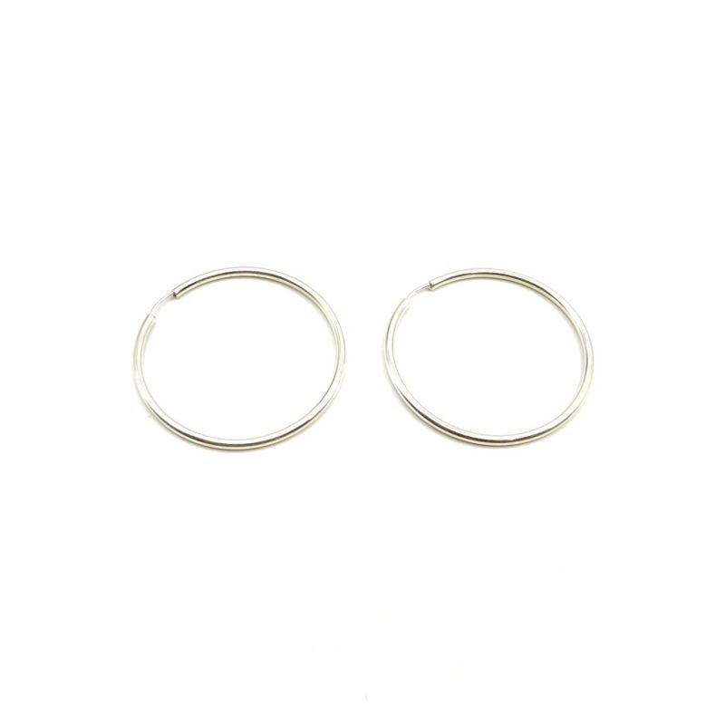 Argola Prata925 Africana Fechada