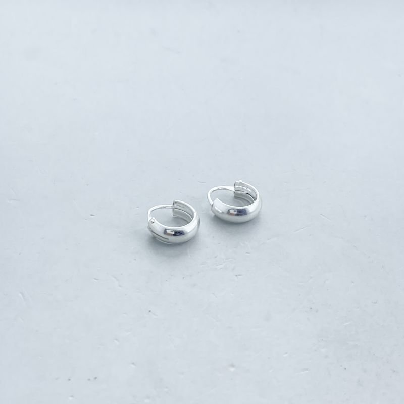 Argola Prata925 Pequena Lisa 1,1 cm