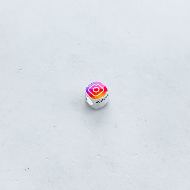 Berloque Prata925 Instagram Resinado