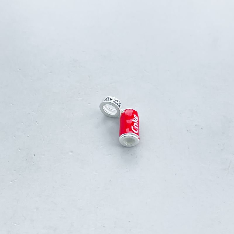 Berloque Prata925 Latinha de Coca Cola Resinada