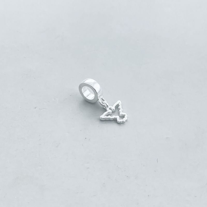 Berloque Prata925 Pomba Vazada