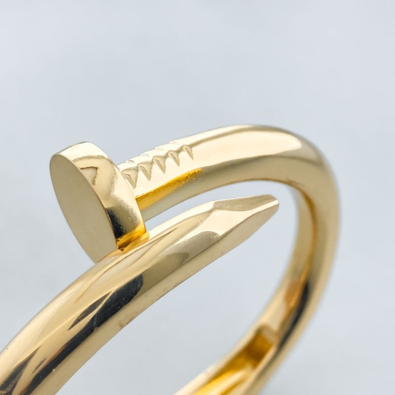 Bracelete Banho Diamante Médio Liso Prego