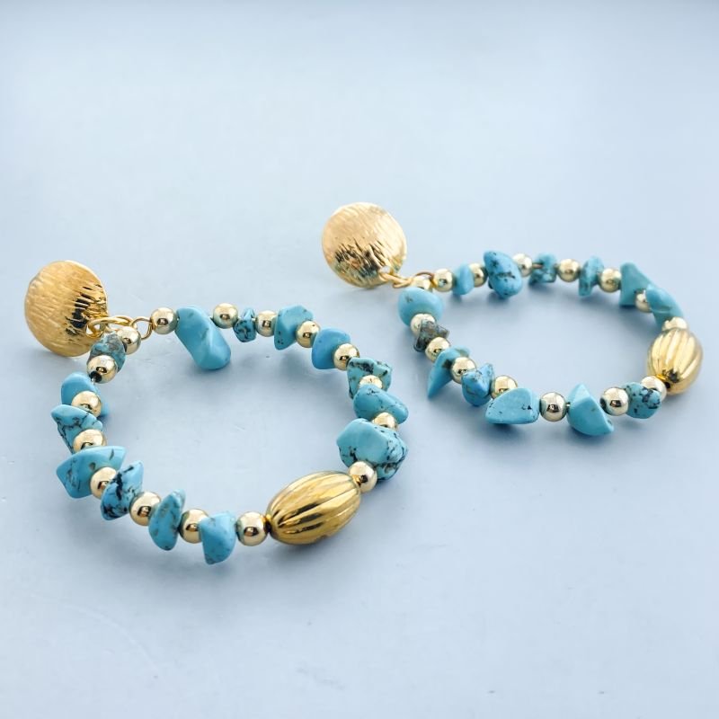 Brinco Banho Diamante Grande Círculo Pedras Cascatas Base Craquelada