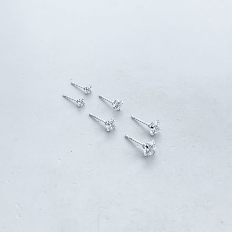 Brinco Banho Ouro Branco Kit 3 Ponto De Luz