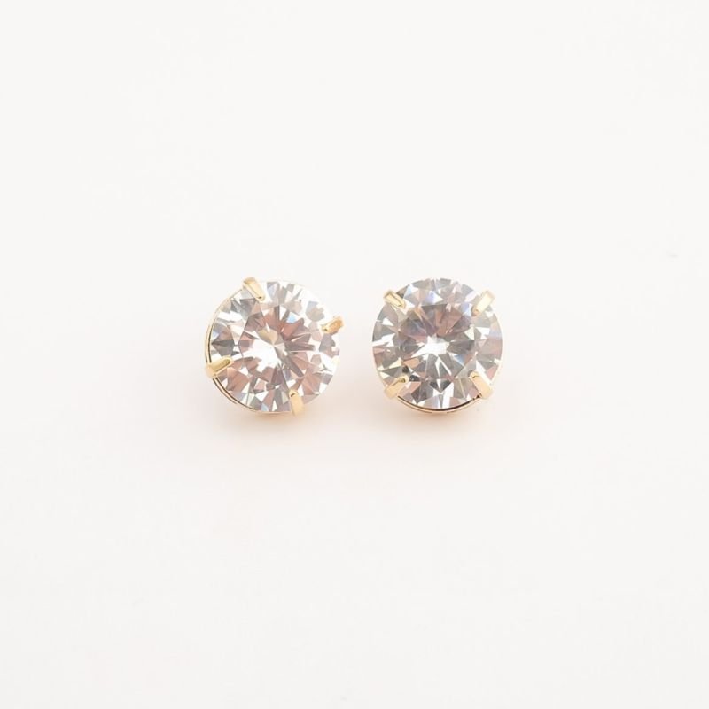 Brinco Folheado Ponto de Luz 4 Garras