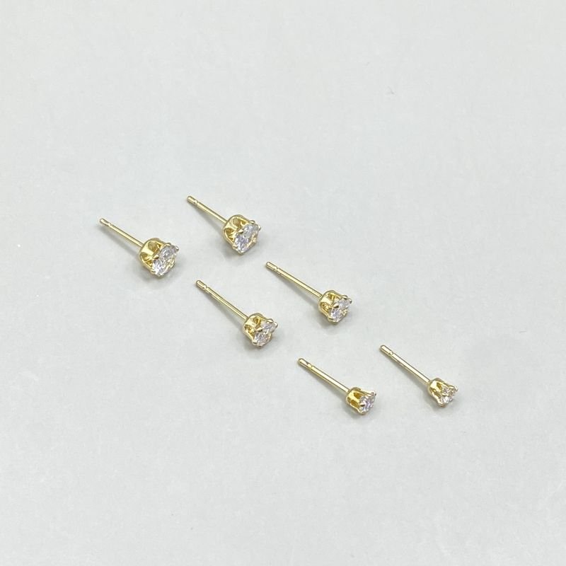 Brinco Semijoia Kit com 3 Pontos De Luz