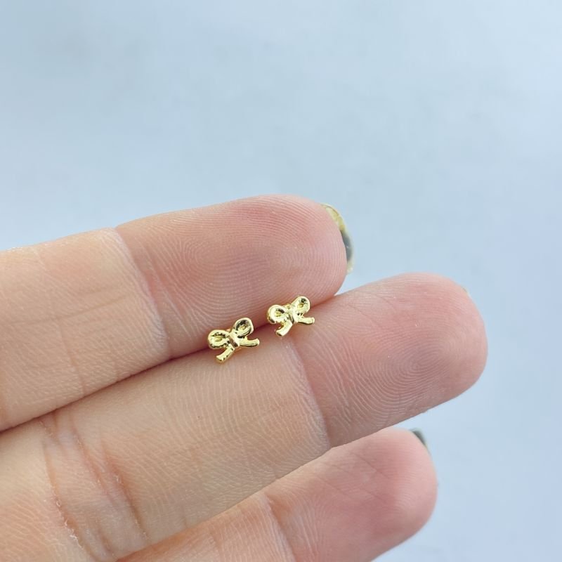 Brinco Semijoia Liso Lacinho