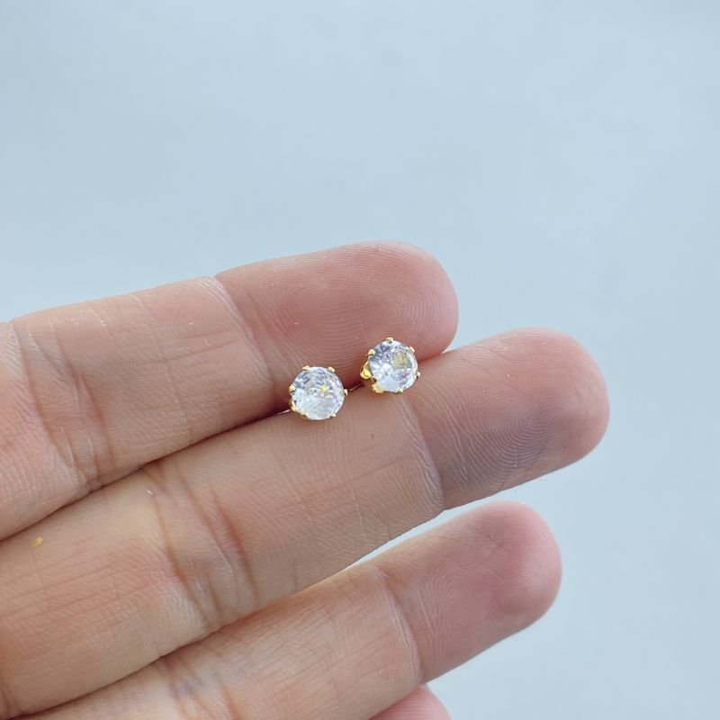 Brinco Semijoia Ponto de Luz 6 Garras