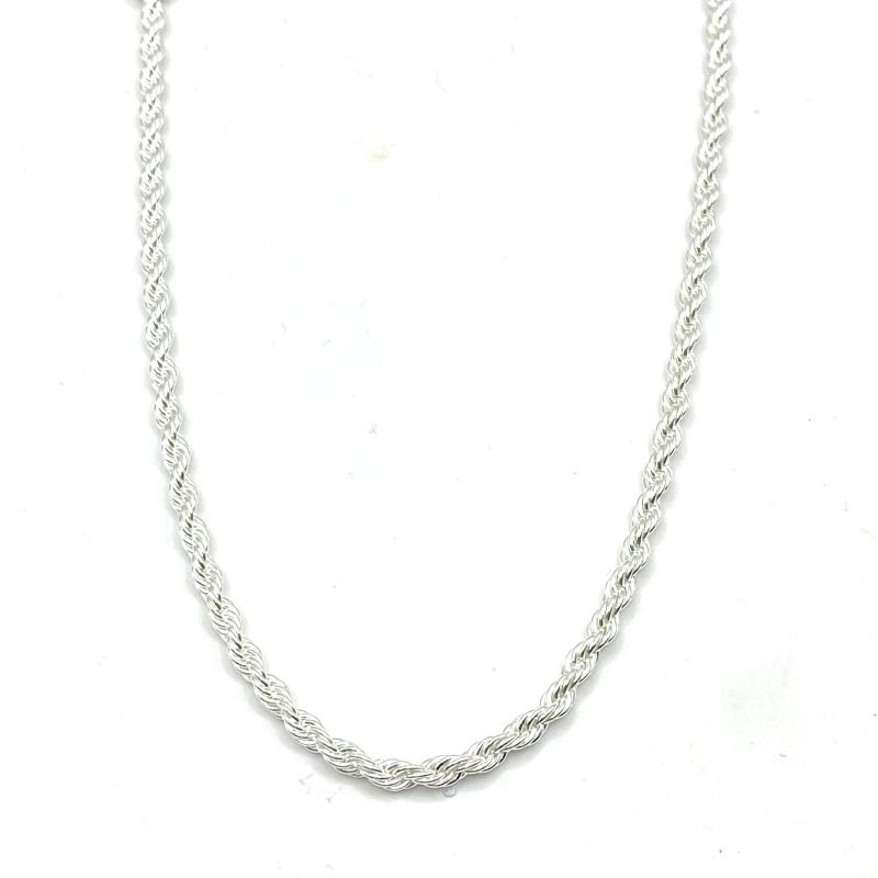 Colar Banho Diamante Cordão Baiano Grosso