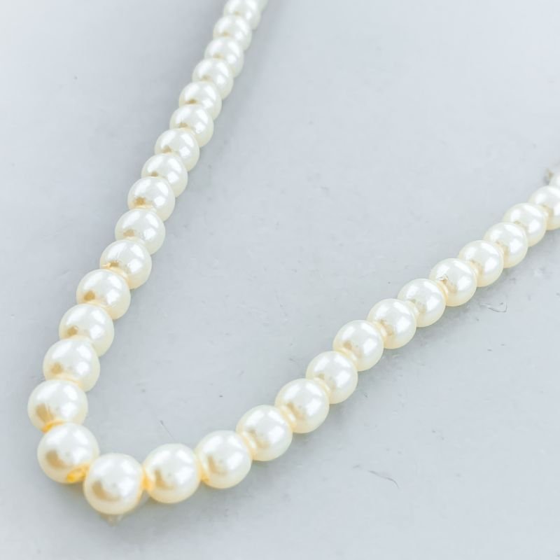 Colar Banho Diamante Pérolas Com Extensor