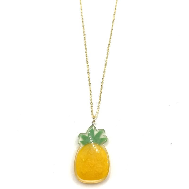 Colar Bijuteria Frutas Acrílicas