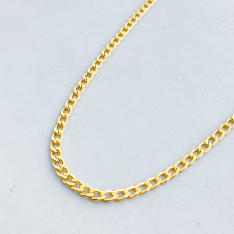Colar Folheado Choker Elos Pequenos