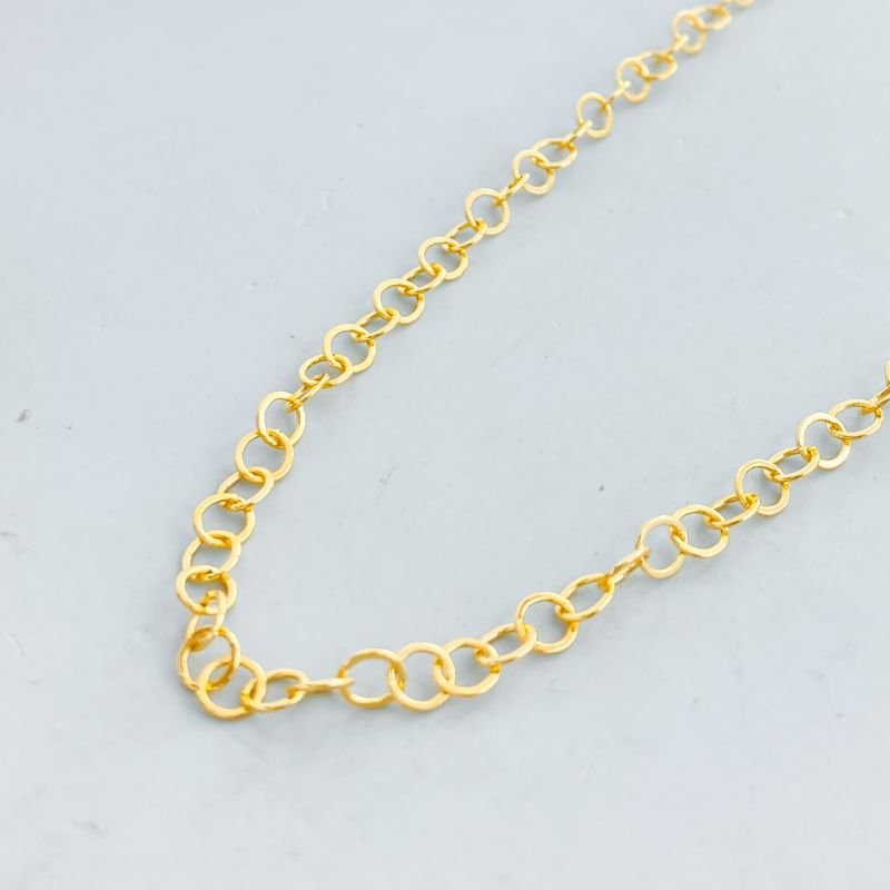 Colar Folheado Choker Elos Portugues
