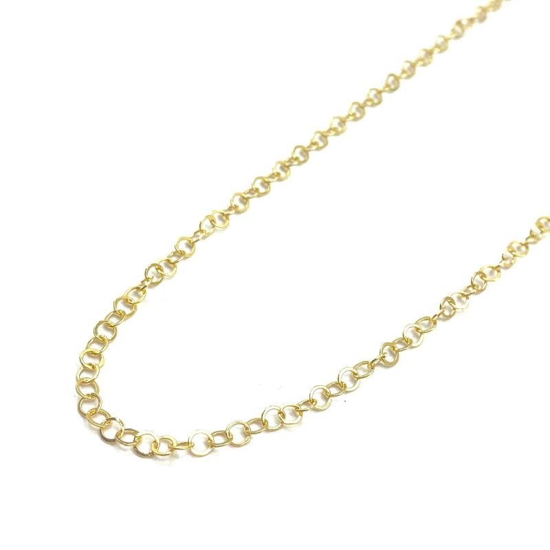Colar Folheado Choker Elos Português Pequenos