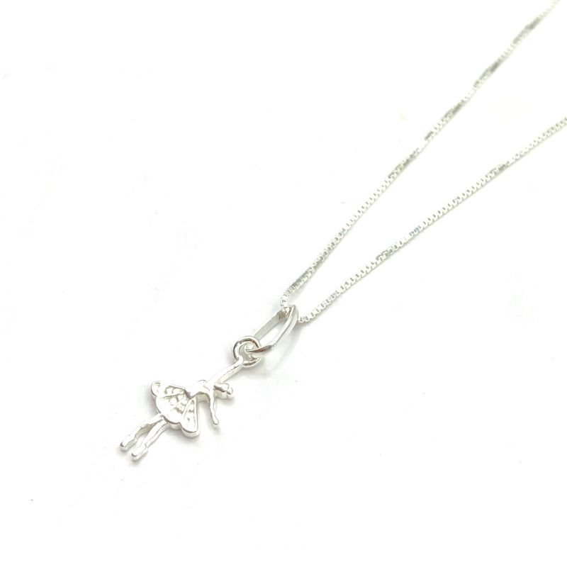 Colar Prata925 Bailarina Lisa Saia Fosca