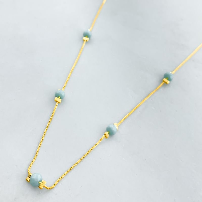 Colar Semijoia Choker Lisa 5 Pedrinhas Redonda 10cm de Extensor