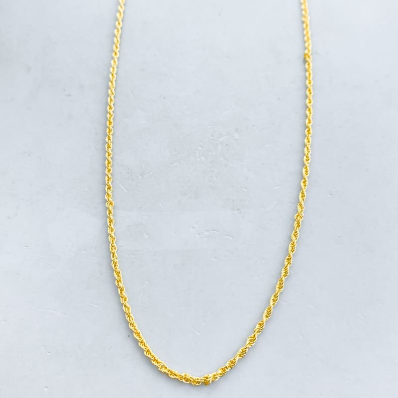 Colar Semijoia Cordão Baiano Fino