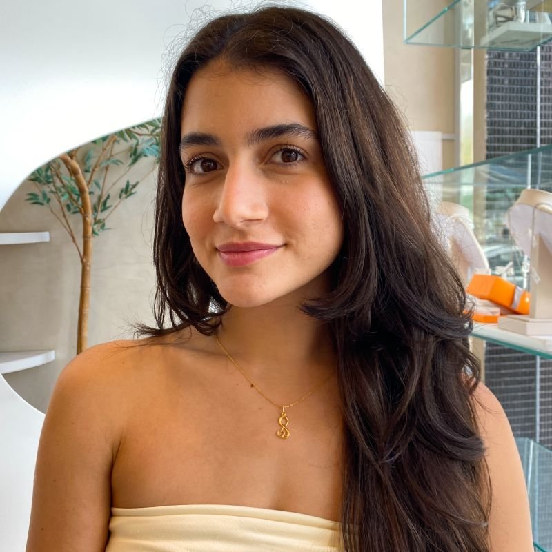 Colar Semijoia Infinito Vazado Coração Singapura