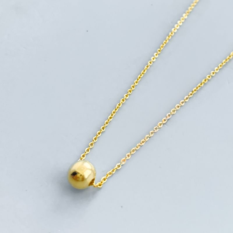 Colar Semijoia Lisa Bolinha Extensor Corações