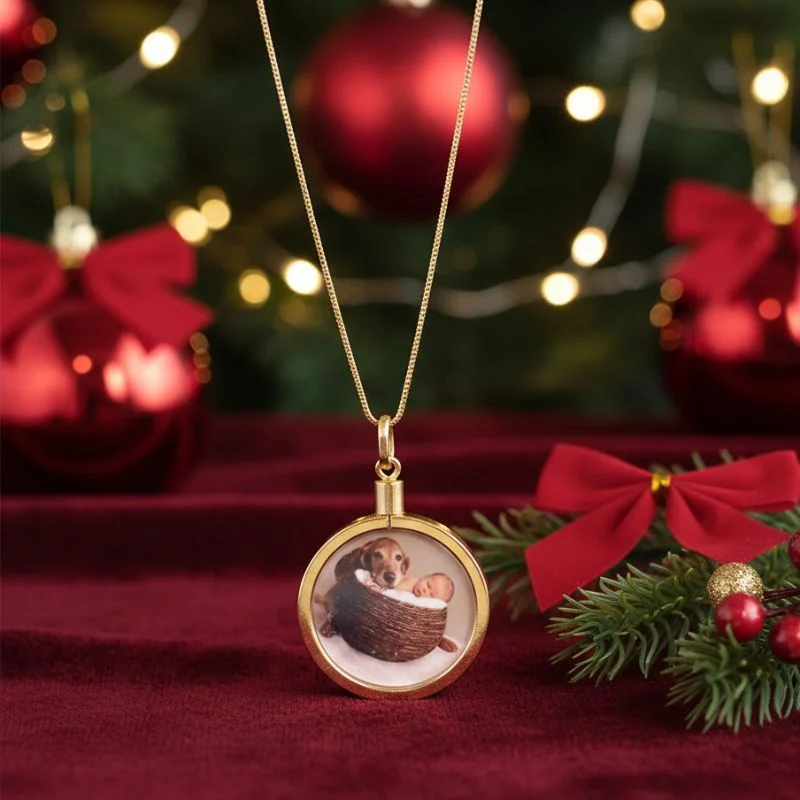 Colar Semijoia Relicário