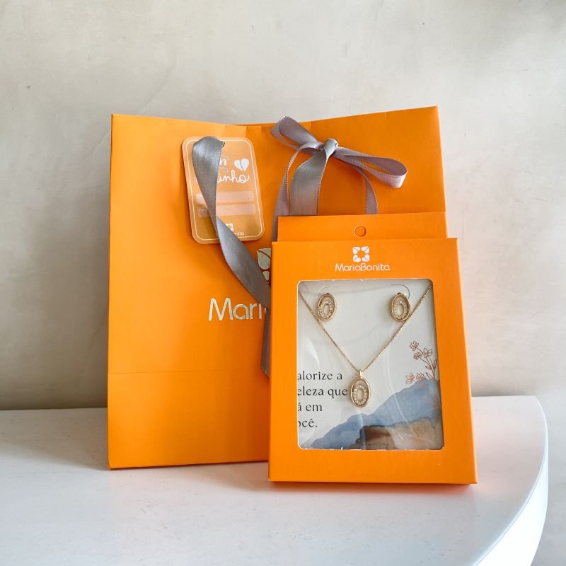 Combo Conjunto Banho Diamante Delicado Oval Vazado Liso e Cravejado