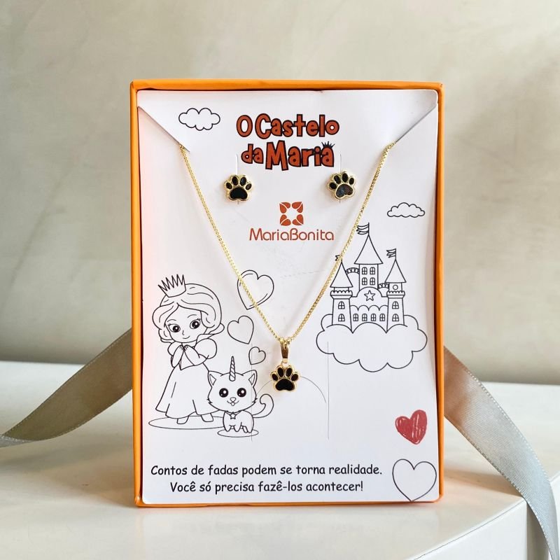 Combo Conjunto Folheado Patinha Resinada