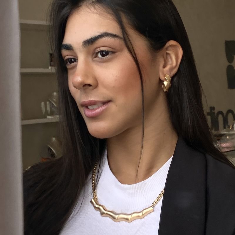 Conjunto Banho Diamante Aro Torcido Acetinado