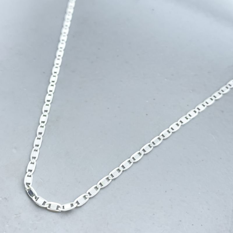 Corrente Prata925 Elos Piastrine Pequenos