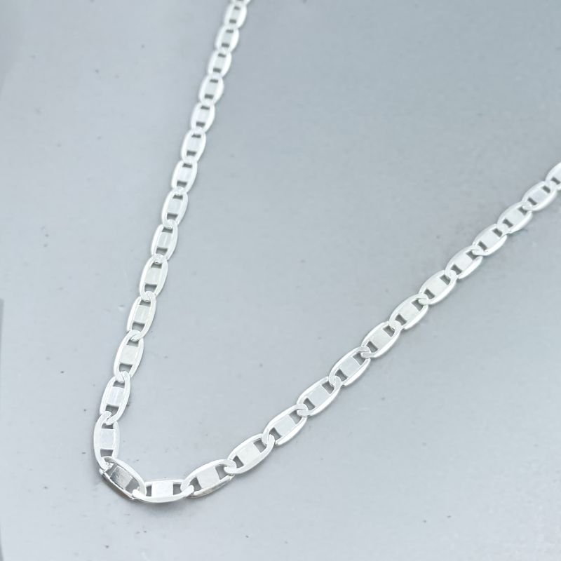 Corrente Prata925 Elos Piastrine Pequenos