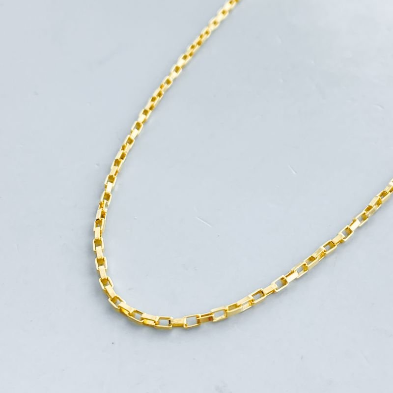 Corrente Semijoia Elos Clássicos Caixote