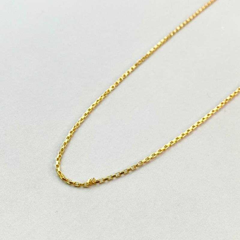 Corrente Semijoia Elos Cartier Caixote Pequeno