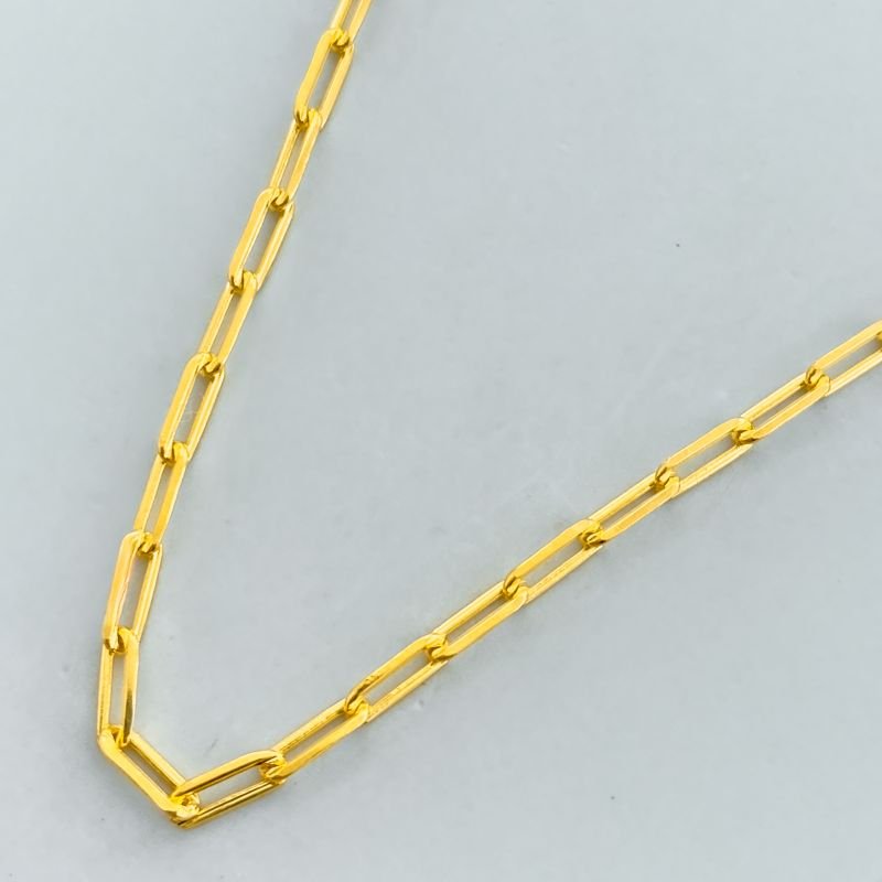 Corrente Semijoia Elos Clássicos Alongados