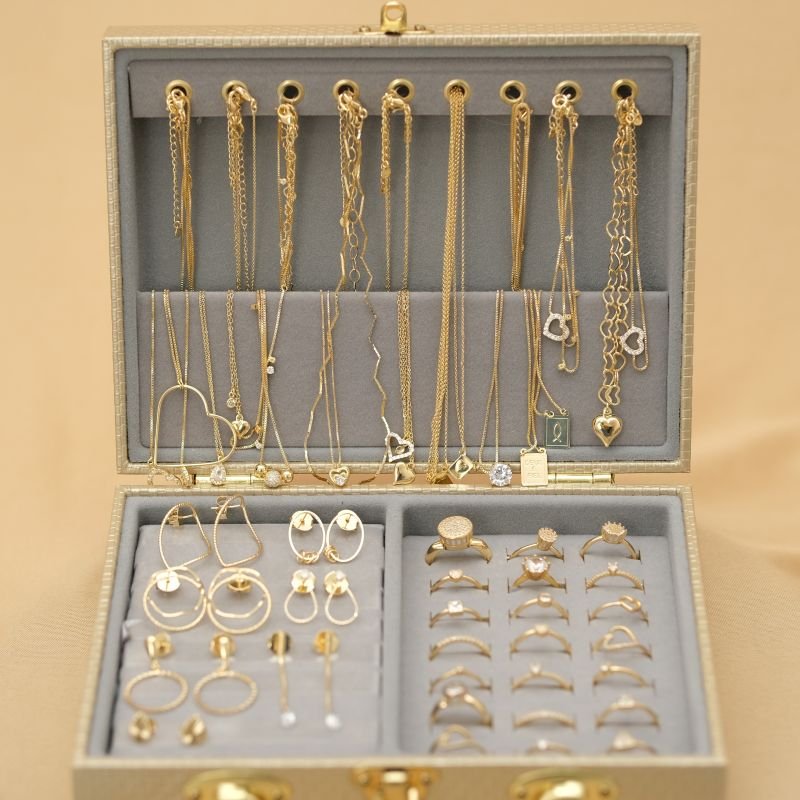 Kit mais vendidos - Maleta Nível Bronze - Semijoia