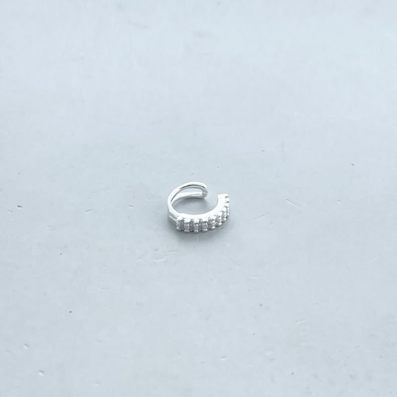 Piercing Prata925 Fake Cravejado