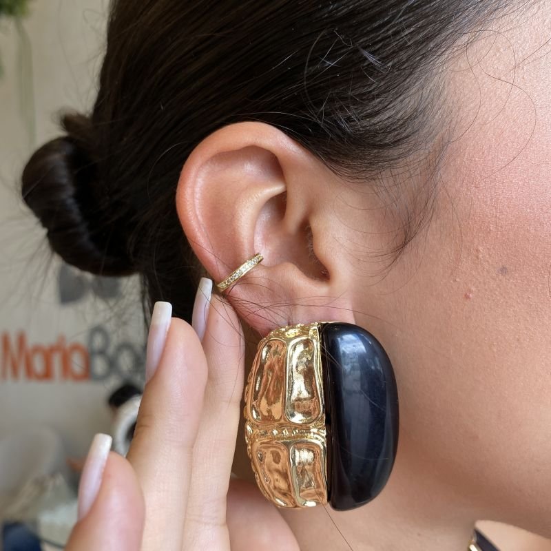 Piercing Semijoia com 1 Linha de Zircônias Minimalista