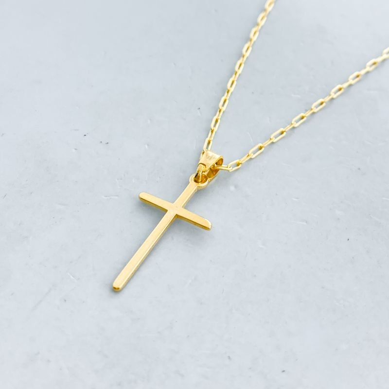 Pingente Semijoia Cruz Lisa