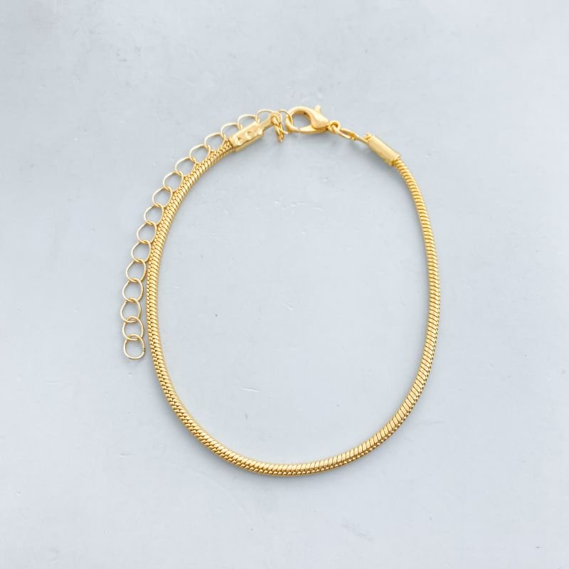 Pulseira Banho Diamante Rabo de Rato Fino