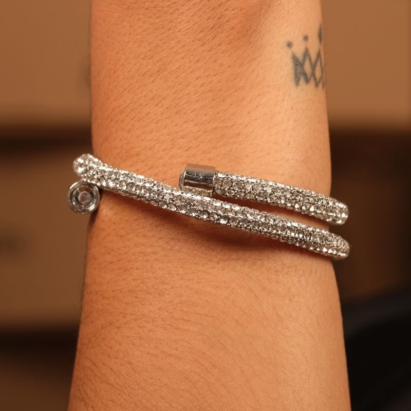 Pulseira Bijuteria Grosso Strass