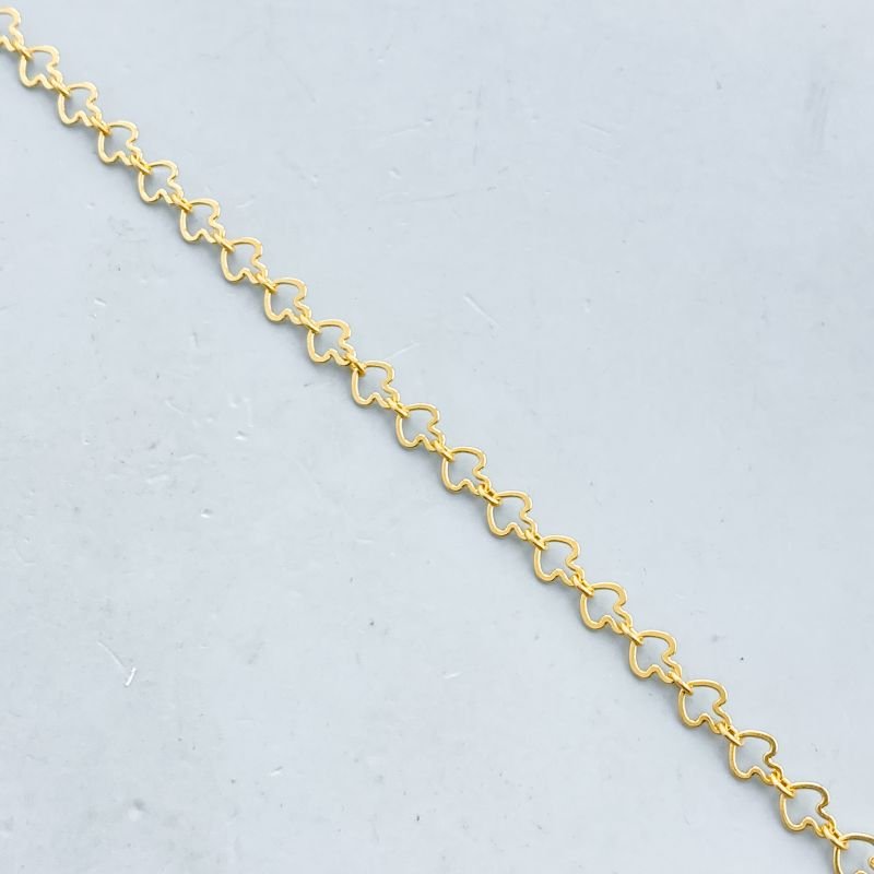 Pulseira Folheada Elos Setas Vazadas