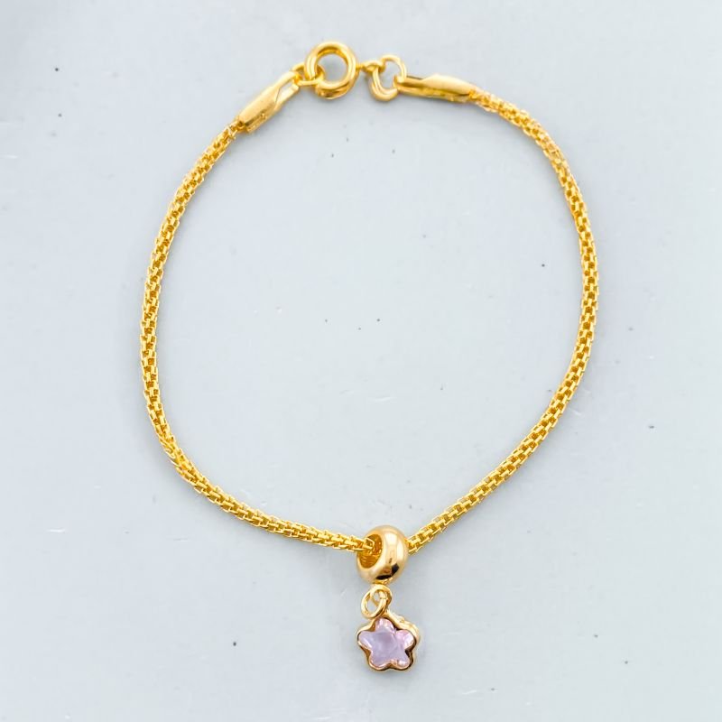 Pulseira Folheado Delicada Rabo de Rato Fino Vazado