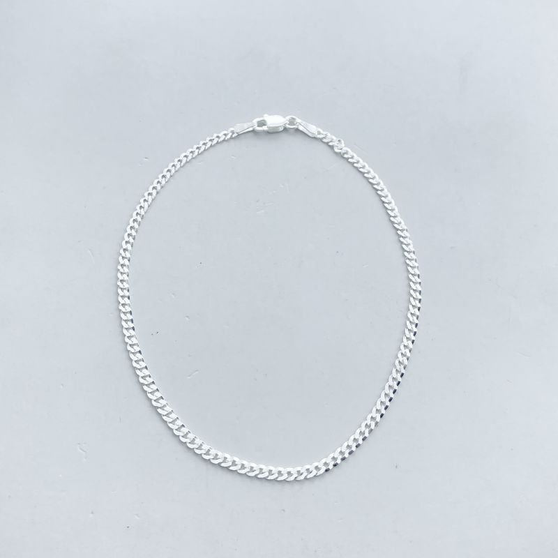 Pulseira Prata925 Elo Grumet Fecho Mosquetão