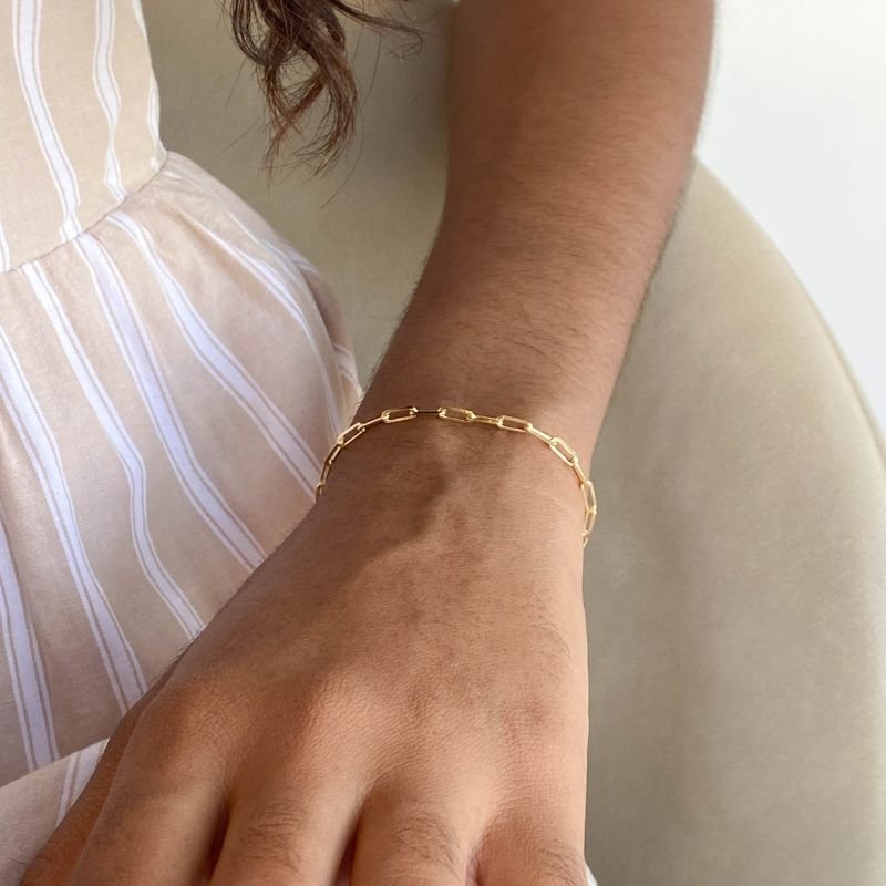 Pulseira Semijoia Elos Clássicos Alongado