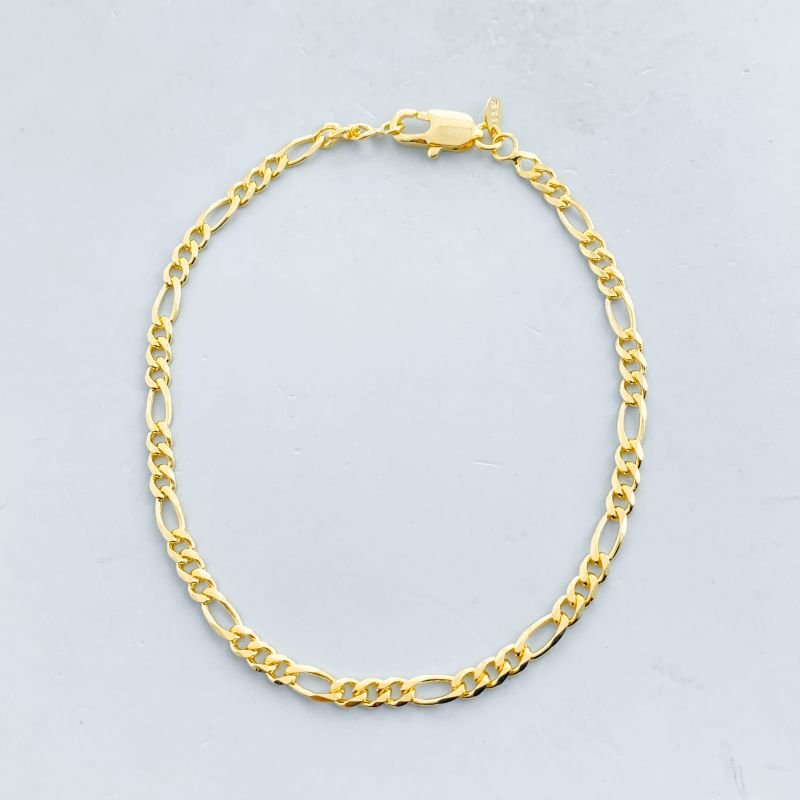 Pulseira Semijoia Elos Fígaro Fecho Mosquetão