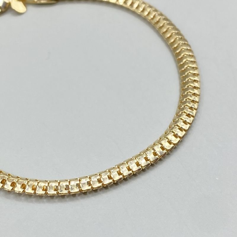 Pulseira Semijoia Malha Snake Extensor