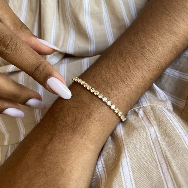 Pulseira Semijoia Riveira Zircônias Delicado