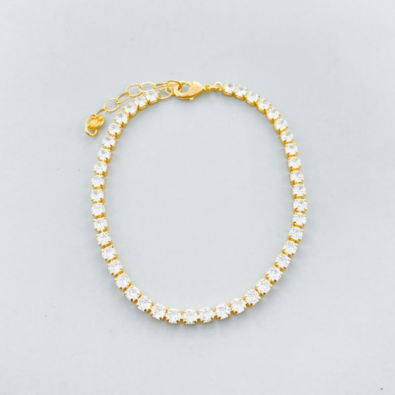 Pulseira Semijoia Riviera Zircônias