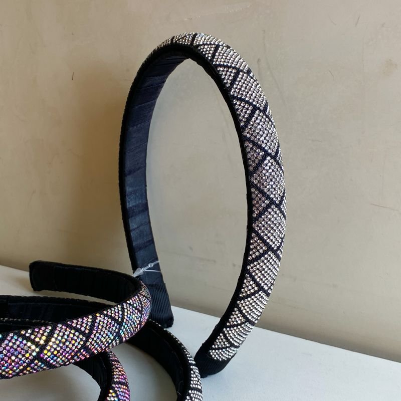 Tiara Acessório Strass Losangos